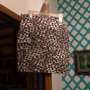 Mini cheetah skirt
